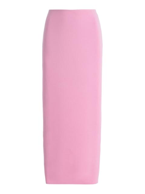 HIGH SPORT Cassidy Wool Maxi Skirt pink