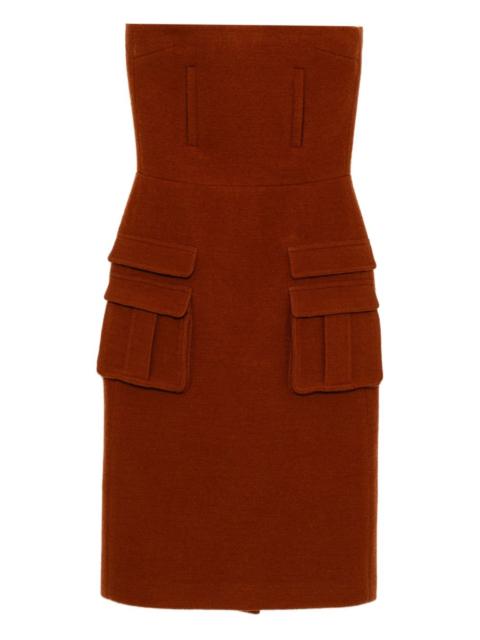 SHUSHU/TONG bow strapless dress