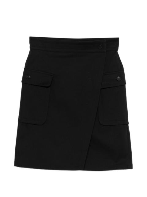 Max Mara flap-pocket mini skirt