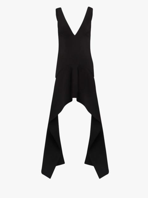 JW Anderson V-NECK DRAPED MINI DRESS