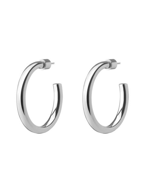 JENNIFER FISHER Mini Lilly Hoop Earrings - Silver - 1in
