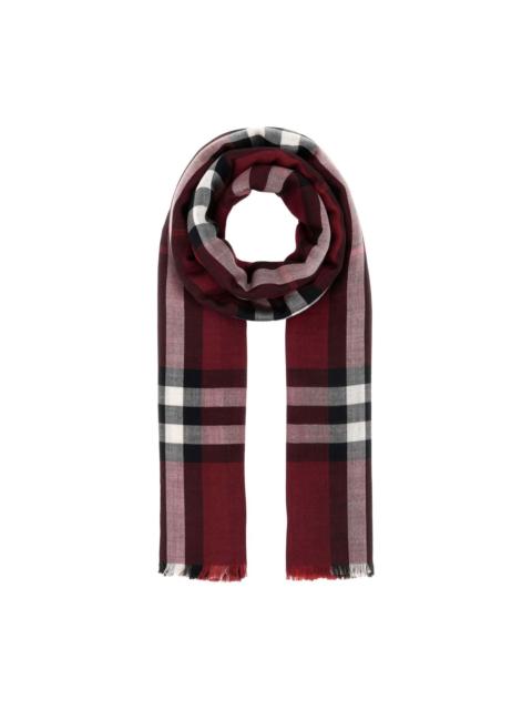 Burberry checked-pattern scarf