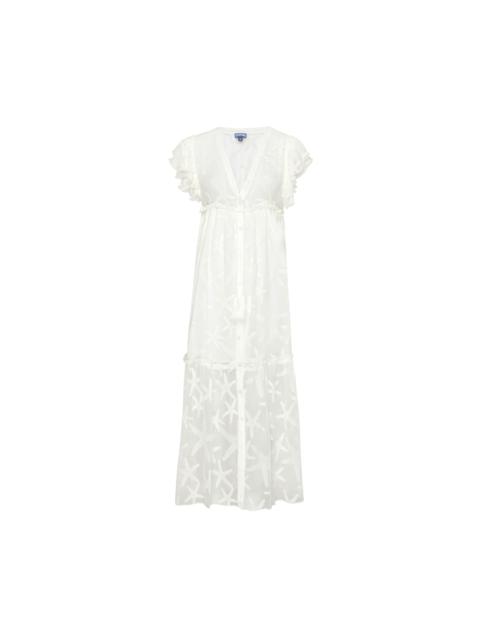 Vilebrequin Women Long Transparent Silk Starfish Dress