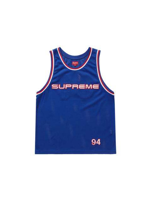 Supreme Supreme Rhinestone Basketball Jersey Royal
