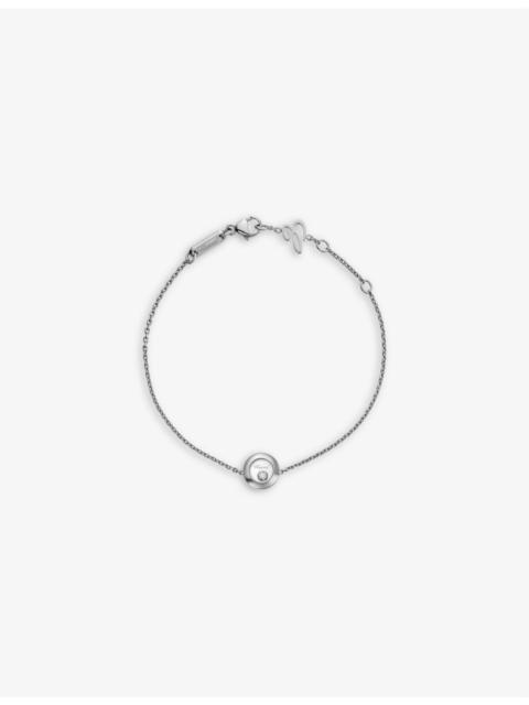 Chopard Happy Diamonds Icons 18ct white-gold and 0.05ct diamond bracelet