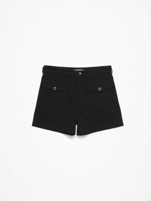 Twill shorts - Black