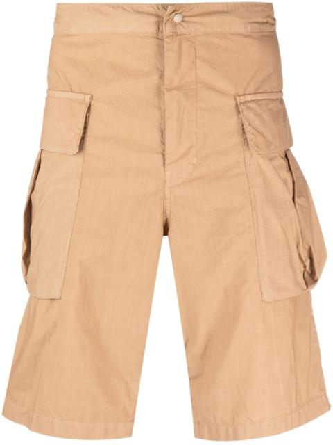 knee-length cargo shorts