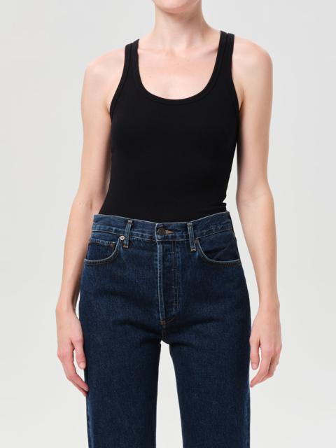 AGOLDE MARIA BODYSUIT IN BLACK