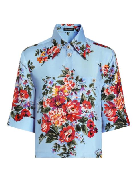 Dolce & Gabbana floral-print shirt