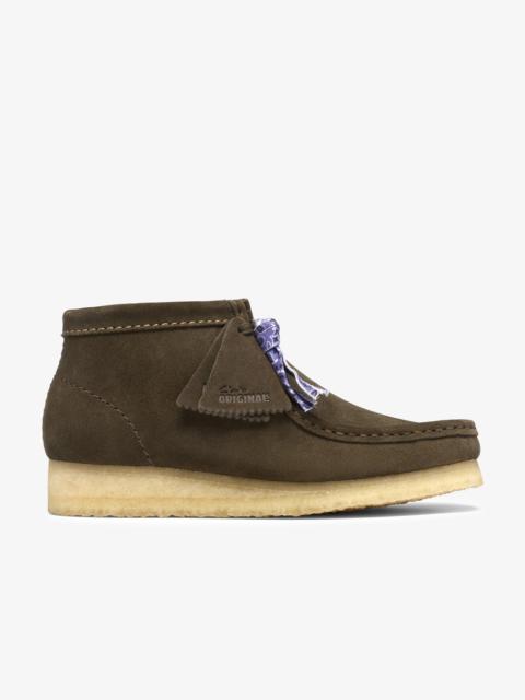 Clarks Originals Wallabee Boot Dark Olive Suede