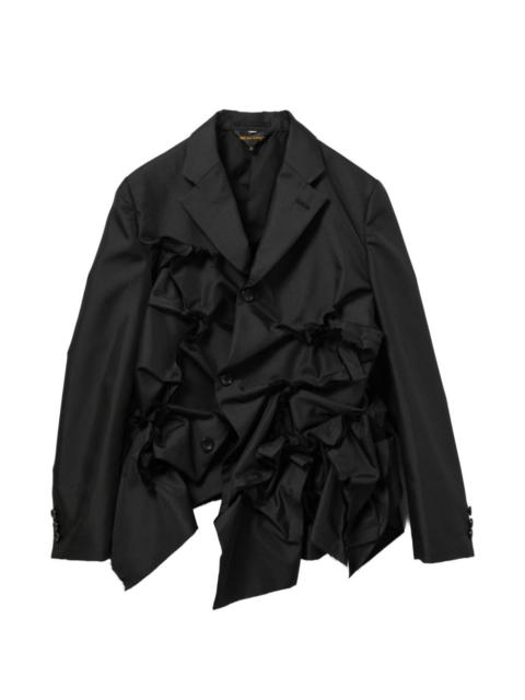 Comme Des Garçons ruffled notched-lapels jacket