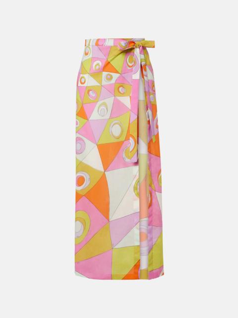 PUCCI Orchidee cotton beach cover-up