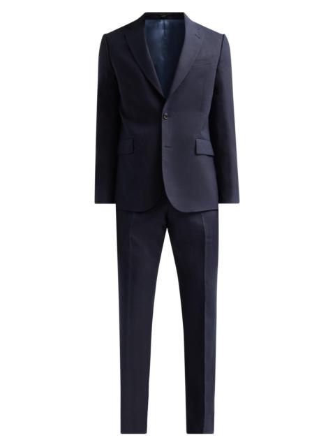 Paul Smith Men's Gents Tailored 2-Button Linen Suit - Very Dark Navy
