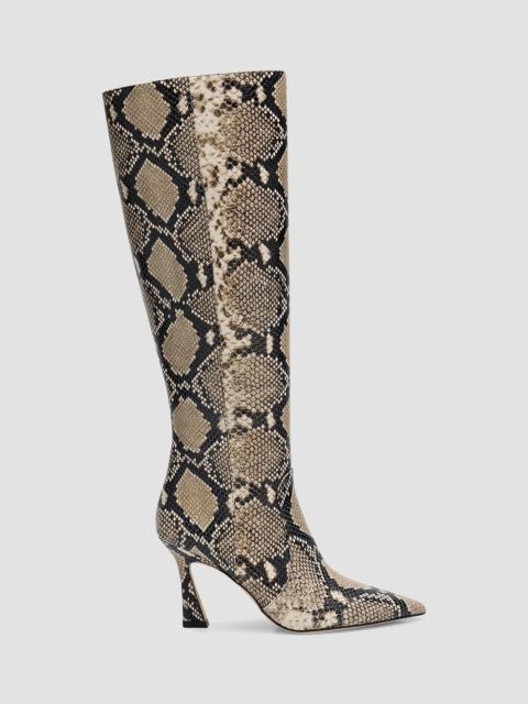 Stuart Weitzman Women's Vinnie 85MM Snake-Printed Leather Knee-High Boots - Snake