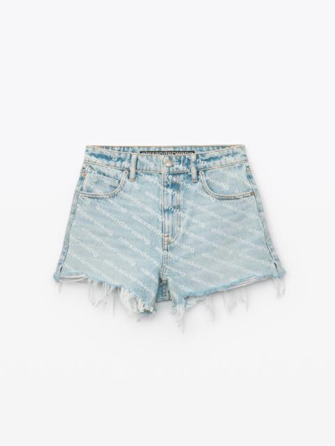 ベルト Alexander Wang HIGH RISE SKORT WITH CHAIN BELT ALEXANDERWANG | Chain Belt High Rise Denim Skort | Women