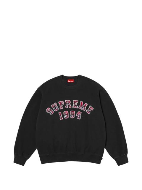 Supreme Plaid Arc crew neck sweater