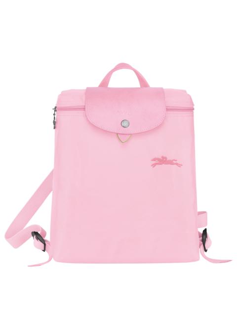Longchamp Le Pliage Green M Backpack Pink - Recycled canvas