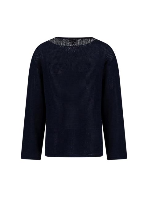 GIORGIO ARMANI LINEN AND LYOCELL SWEATER