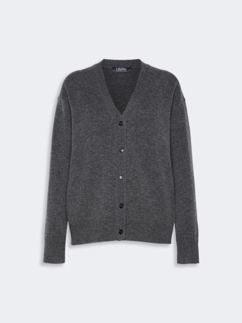 'S Max Mara CEDRO Classic wool and cashmere cardigan - MEDIUM GREY