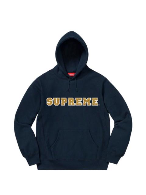 Supreme logo-lettering hoodie