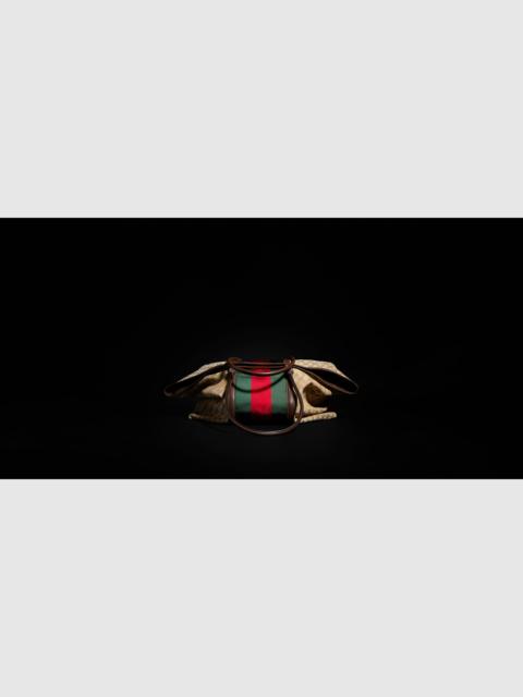GUCCI GG duffle bag with Web