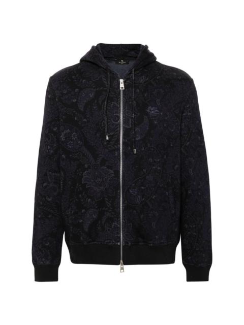 paisley-print hoodie