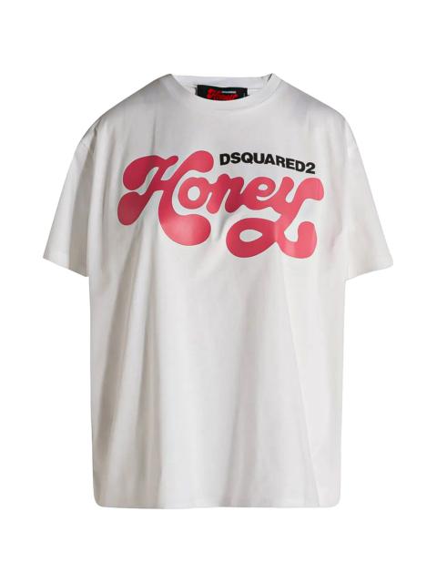 DSQUARED2 Honey Graphic T-Shirt "White" S72GD0417 S23009 100