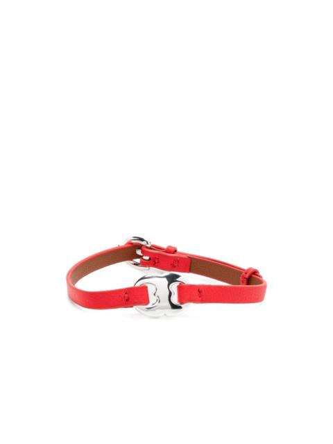 TORY BURCH Gemini leather bracelet