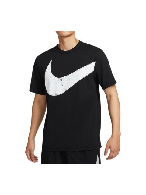 Nike Nike Hyverse Dri-FIT T-Shirt 'Big Swoosh Black' FZ1065-010