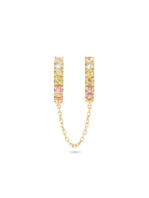 STONE AND STRAND Unicorn Double Huggie