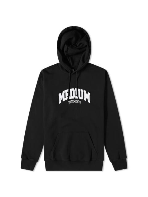 VETEMENTS VETEMENTS Medium Logo Popover Hoody