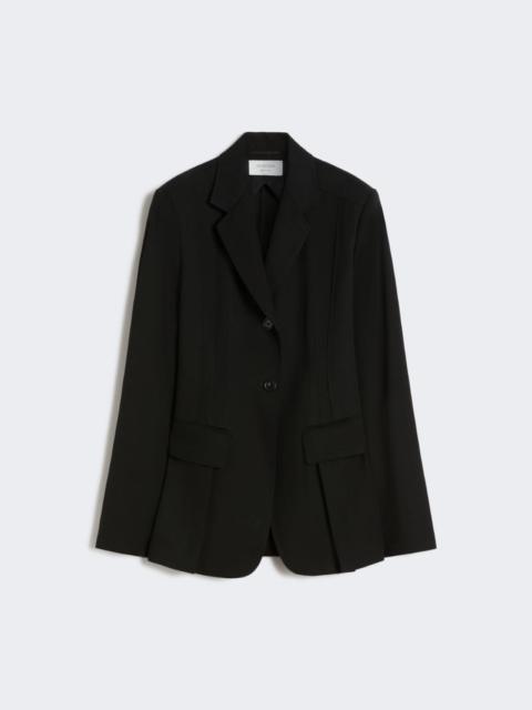 Sportmax Slim-fit double-dart blazer - black