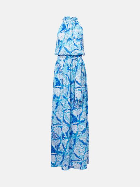 【Poupette St Barth】 Kimiプリント maxiドレス Kimi printed maxi dress in multicoloured - Poupette St Barth