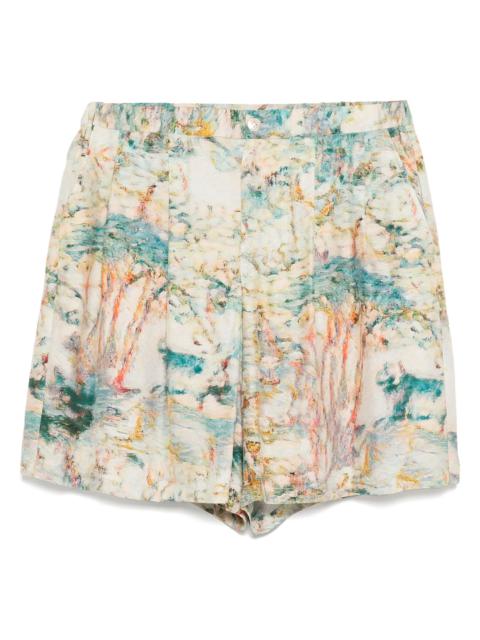TAAKK Silk Abobe-The Knee Shorts