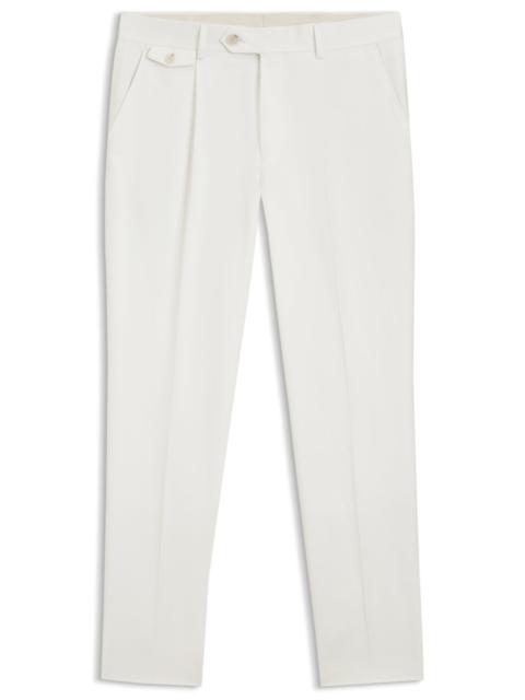 BOSS TAPERED-FIT PANTS IN A COTTON BLEND