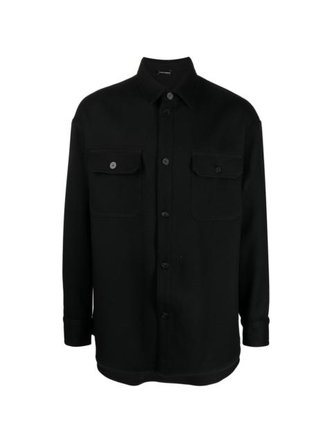 woollen shirt jacket