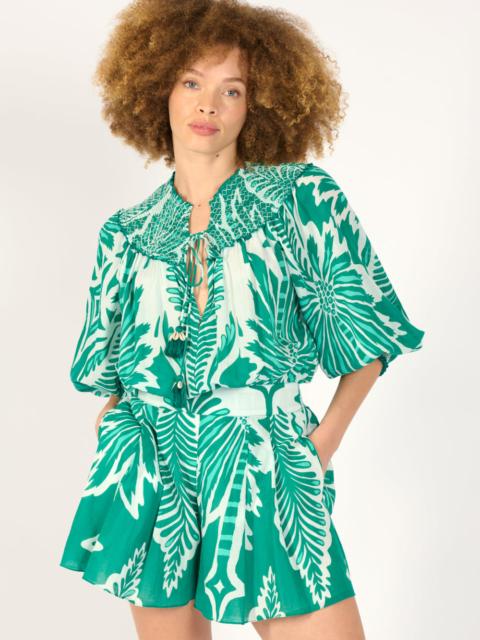 Poupette St Barth Short Jumpsuit Janna - Mint Cartagena