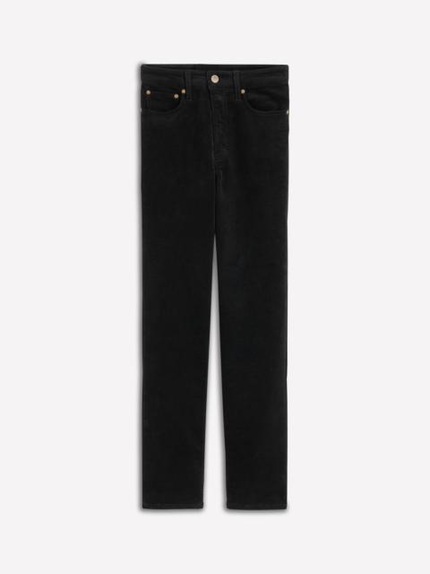 BODEN High Rise Cord Slim Jeans-Black