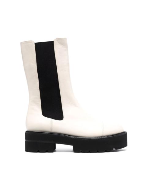 Stuart Weitzman chunky leather boots