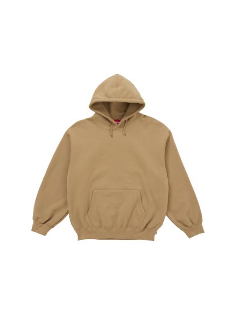 Supreme Supreme Satin Appliqué Hooded Sweatshirt (FW25) Brown