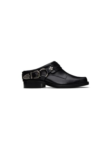 TOGA PULLA SSENSE Exclusive Black Hard Loafers