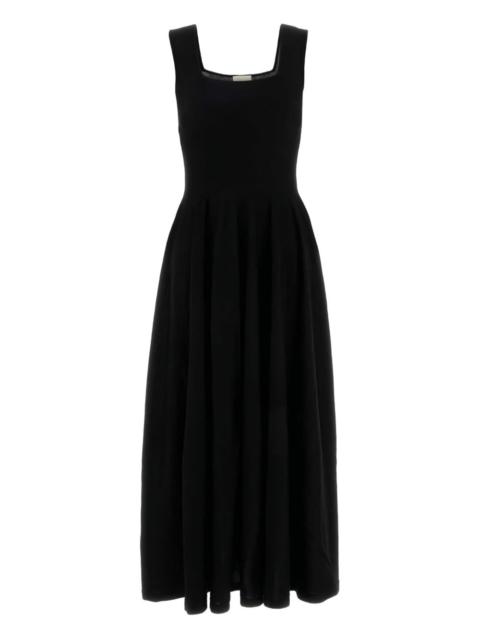 KHAITE Jodie sleeveless square-neck dress