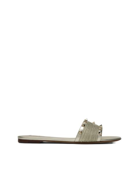 Valentino stud flat sandals