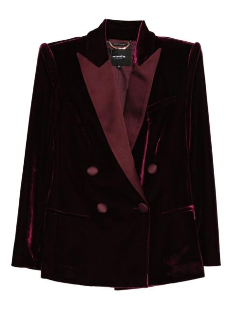 RETROFÊTE double-breasted shawl-lapel jacket