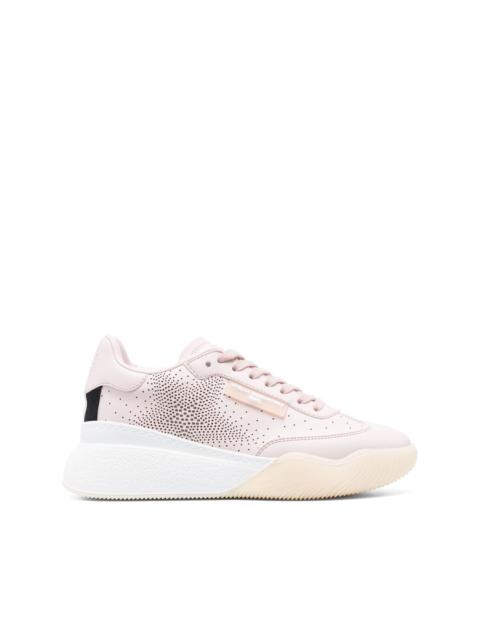 Stella McCartney sequin-embellished lace-up sneakers