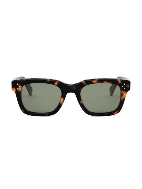 CELINE Men's 3 Dots 51mm Geometric Sunglasses - Dark Havana Green