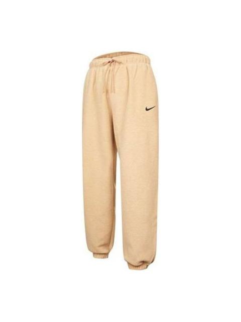Nike (WMNS) Nike Small Logo Training Casual Sports Pants/Trousers/Joggers Light DD5111-200