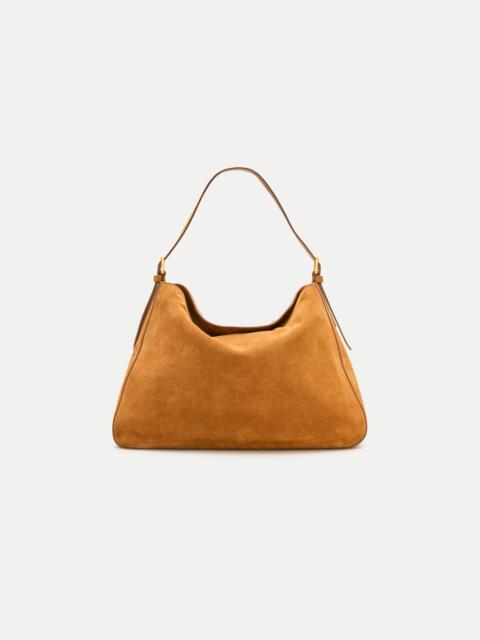 J.CREW Berkeley large shoulder bag in suede