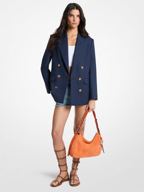 MICHAEL KORS Oversized Crepe Blazer