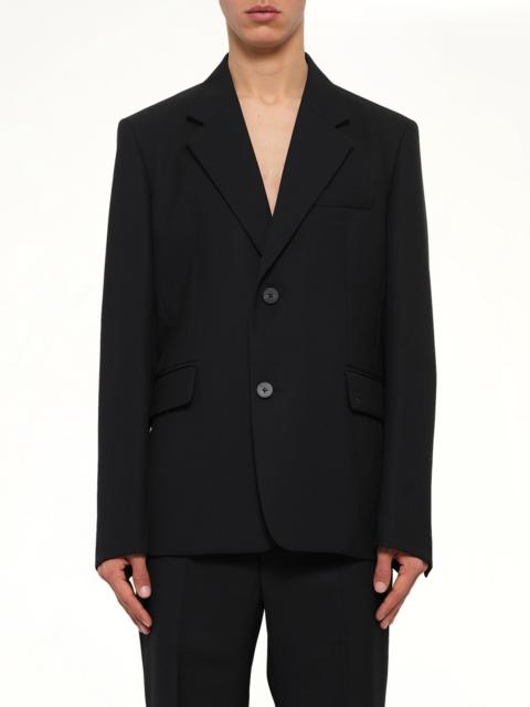Wooyoungmi 2 Button Wool Blazer in Black